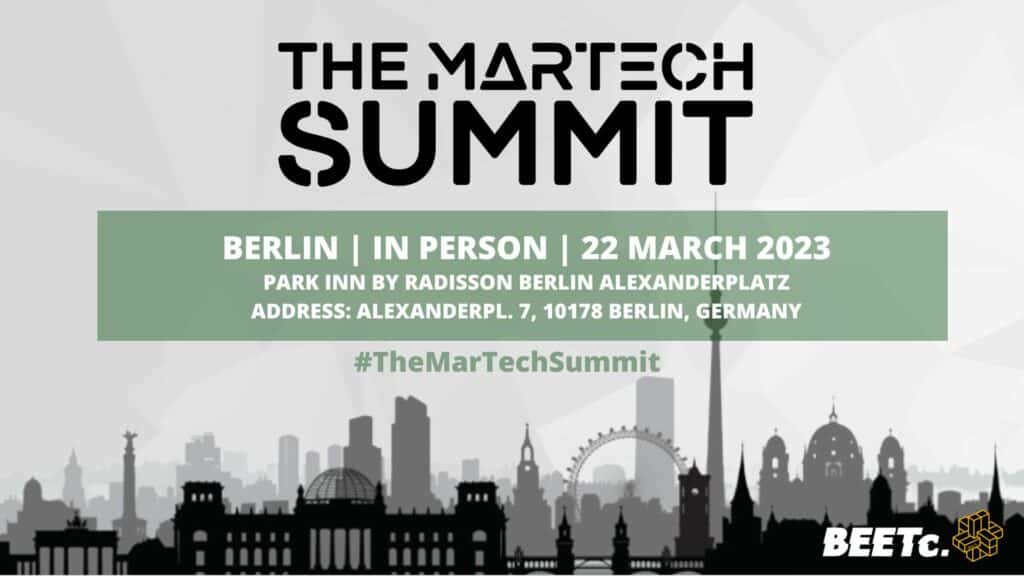 The MarTech Summit Berlin 2023
