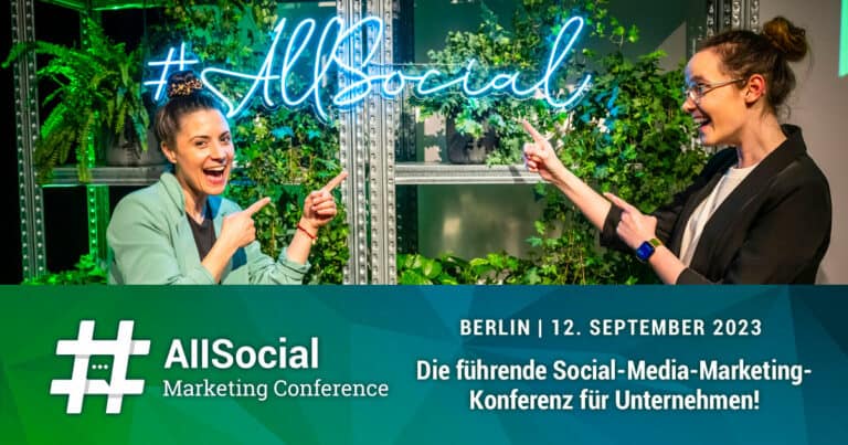 Tickets für die AllSocial Marketing Conference 2023 in Berlin 13