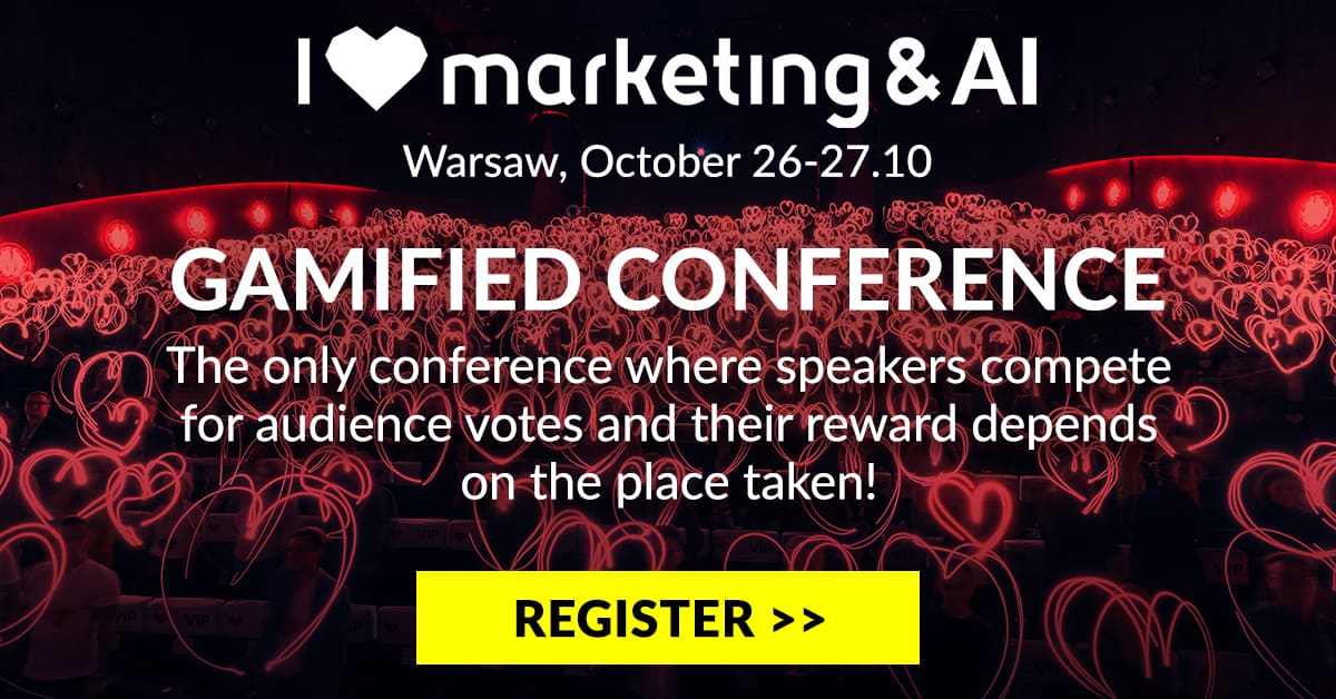 The only fully gamified marketing & AI conference in Europe this October! 1